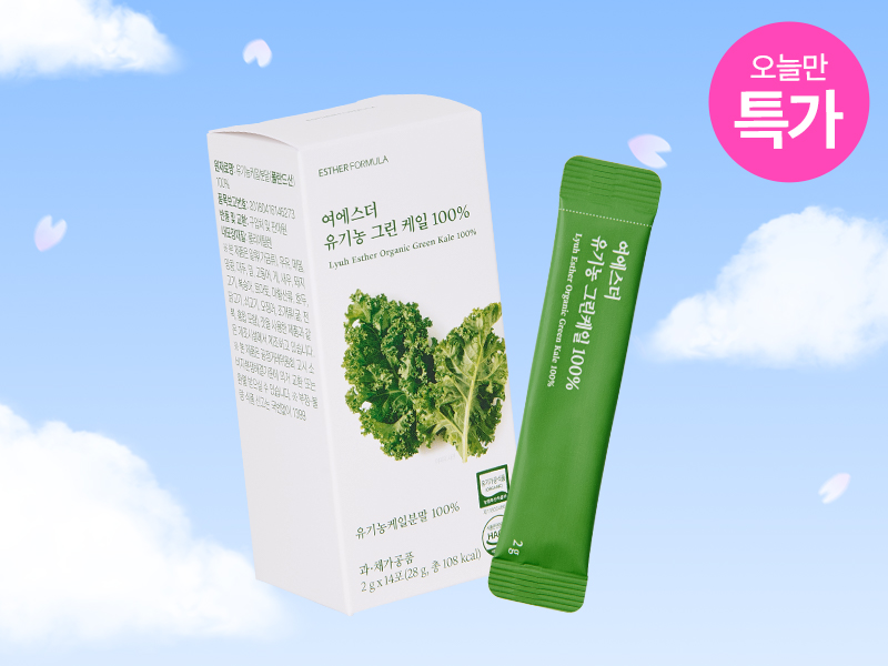 [국민영양] 여에스더 유기농 그린 케일 100%