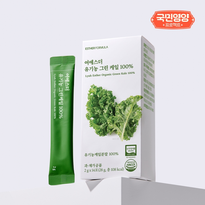 [국민영양] 여에스더 유기농 그린 케일 100%