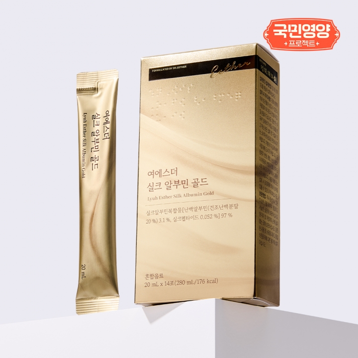 [초특가] 국민영양 여에스더 실크 알부민 골드