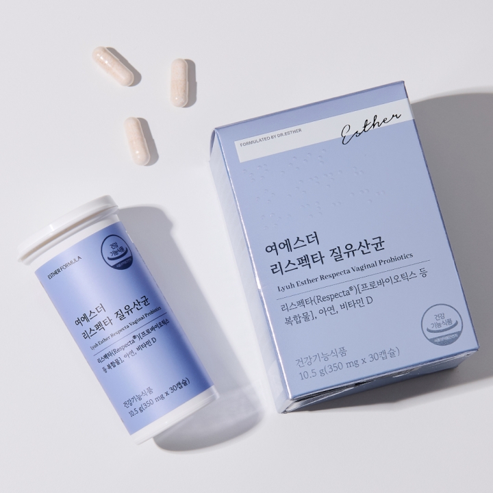 [1+1][특가] 여에스더 질 유산균 리스펙타 Pro 2박스 (총 2개월분)