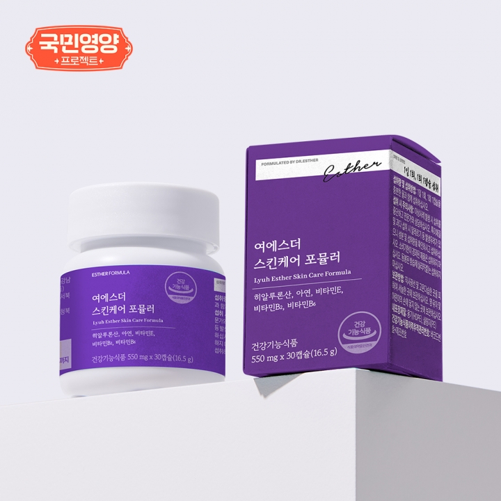 [국민영양] 여에스더 스킨케어 포뮬러 여에스더 히알루론산 피부보습 6박스