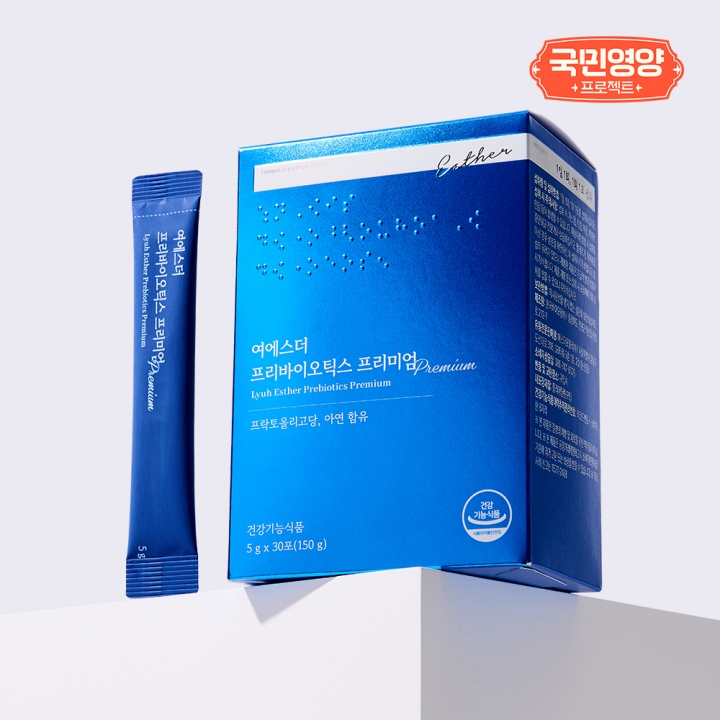 [국민영양] 여에스더 유산균 먹이 프리바이오틱스 프리미엄 6박스