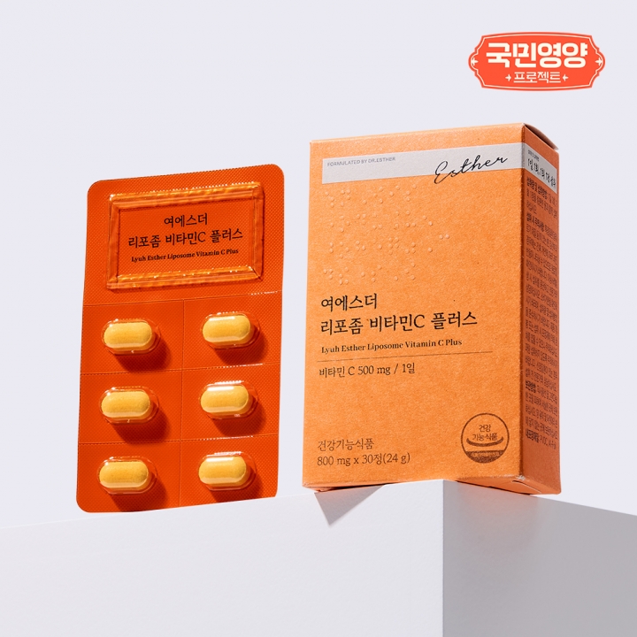 [국민영양] 여에스더몰 한정 여에스더 리포좀 리포조말 비타민 C 비타민씨 플러스 6박스