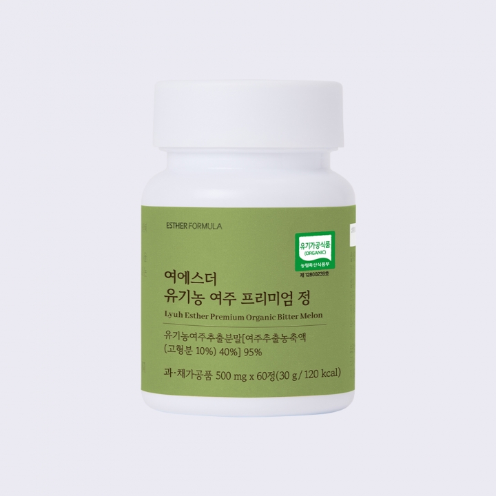 [국민영양] 여에스더 유기농 여주 프리미엄 정 (500% 농축 국내산 유기농 여주) (10/17(금) 순차 출고 예정)