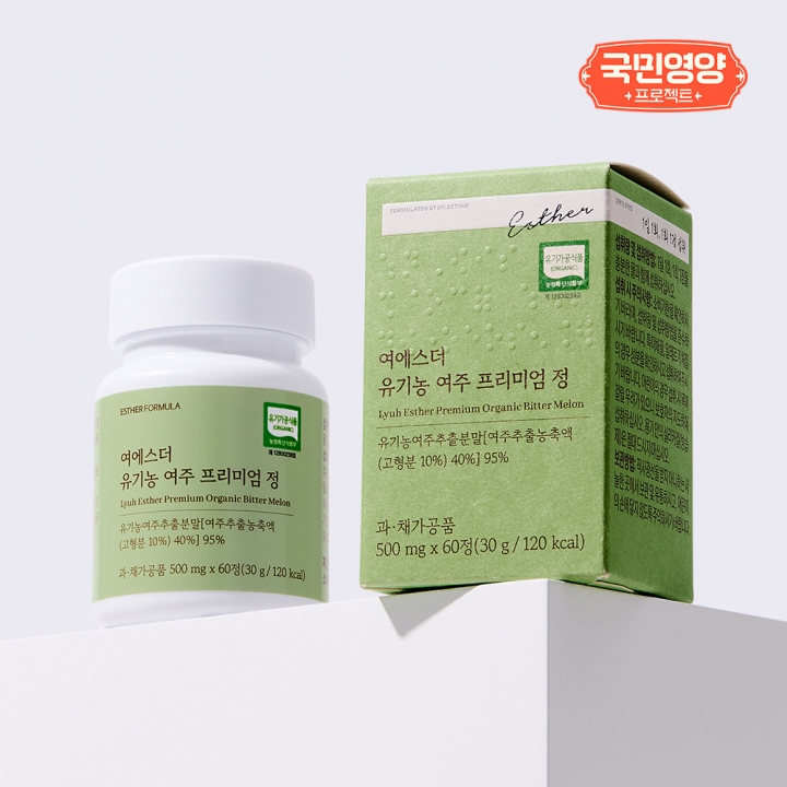 [국민영양] 여에스더 유기농 여주 프리미엄 정 (500% 농축 국내산 유기농 여주)