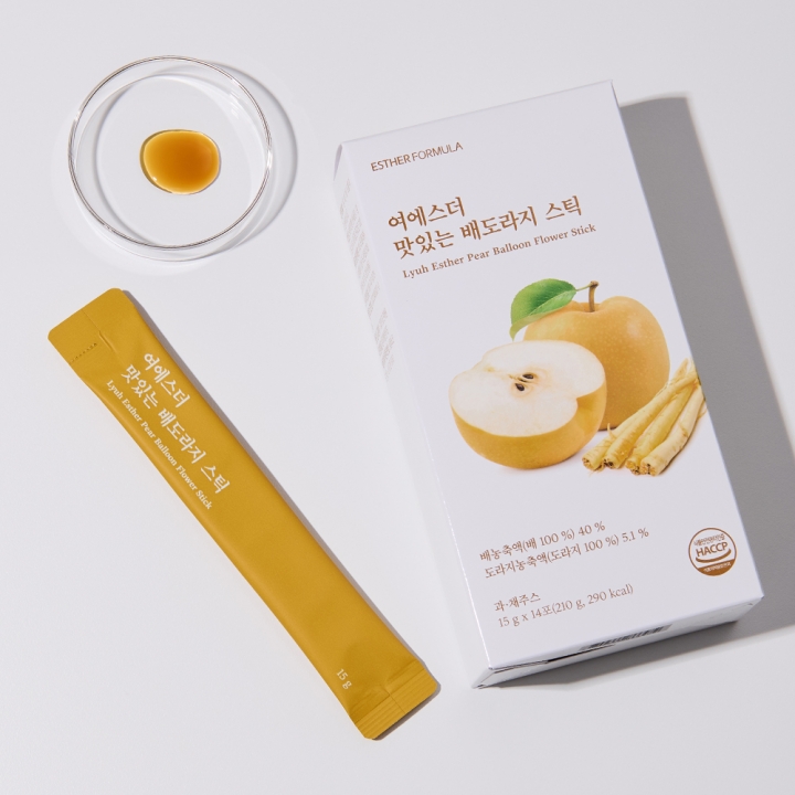 [국민영양] 여에스더 맛있는 배도라지 스틱 (국내산 배 & 도라지 액상)