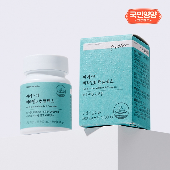 [국민영양] 여에스더 고함량 비타민B 컴플렉스 6개월
