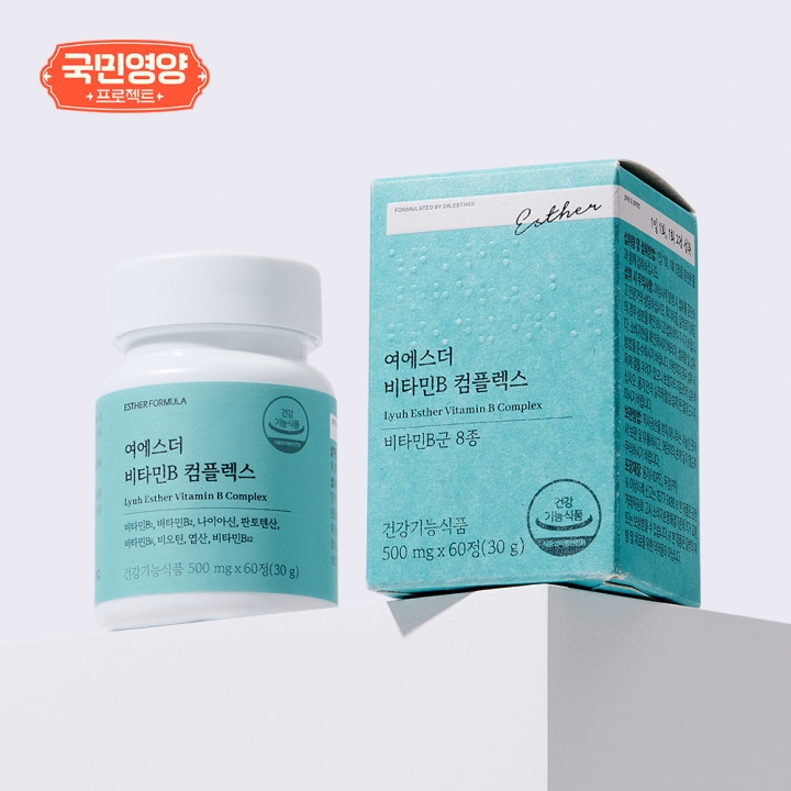 [국민영양] 여에스더 고함량 비타민B 컴플렉스 6개월