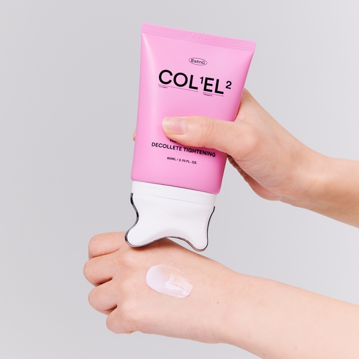 [주름개선] 어린콜라겐 엘라스틴 괄사 넥크림 (이중턱·목주름·승모근 등 넓은 부위 케어)