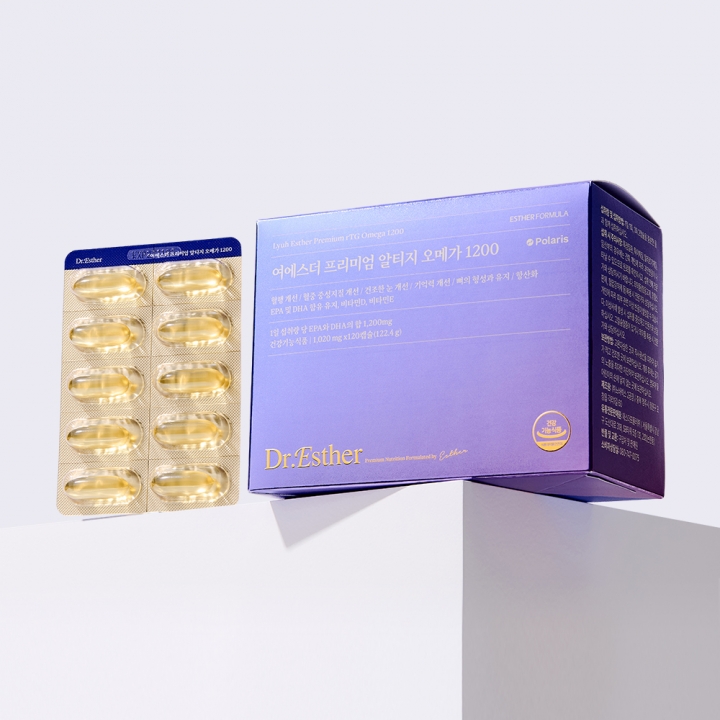 여에스더 프리미엄 알티지 오메가 1200 (2개월분) 여에스더 프리미엄 알티지 오메가 1200 (2개월분)