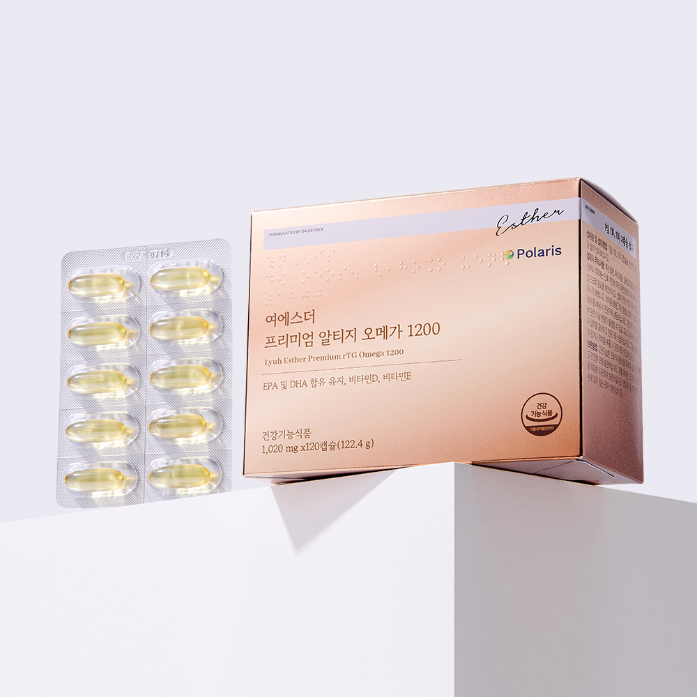 여에스더 프리미엄 알티지 오메가 1200 (2개월분)