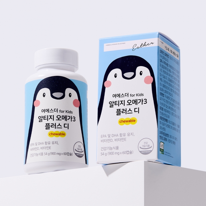 여에스더 for Kids 알티지 오메가3 플러스 디 chewable