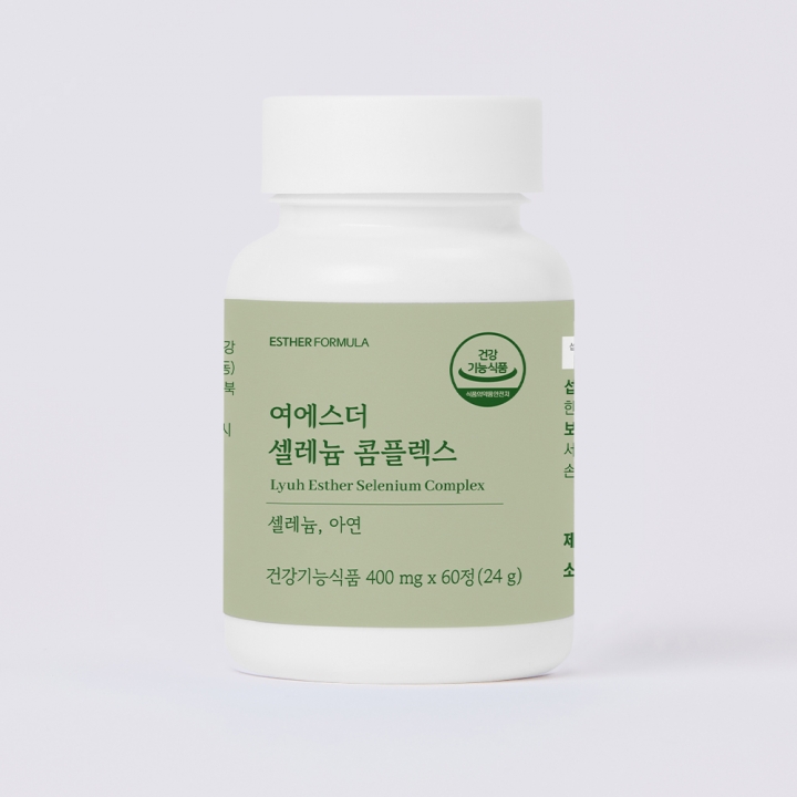 [국민영양] 여에스더 셀레늄 콤플렉스 2개월분 (항산화 셀레늄·정상적인 면역기능 아연)
