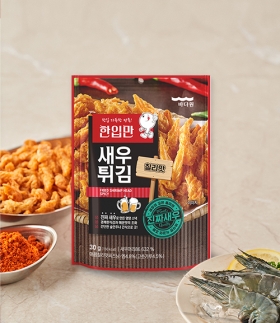바다원 한입만 새우튀김 칠리맛 30gx1봉