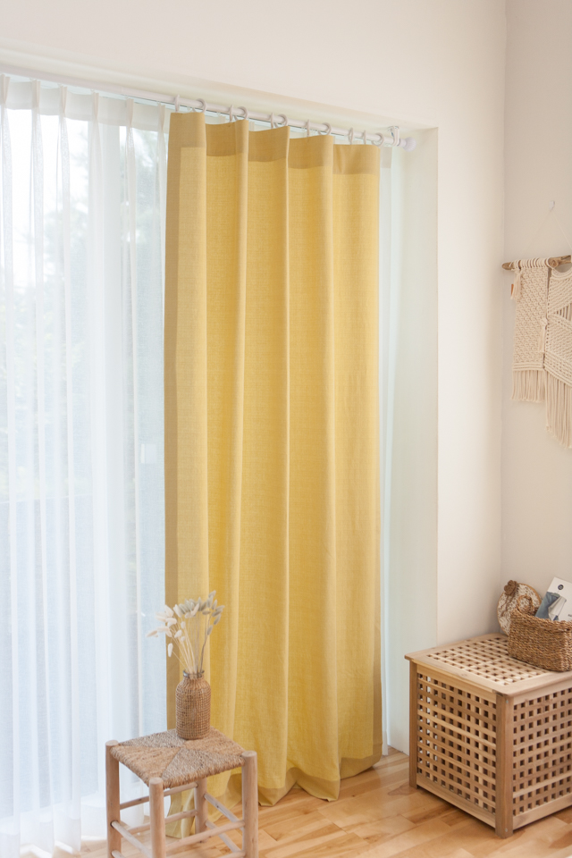 GINKO cotton curtain