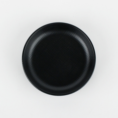 블랙 멜라민 체크 흑 신한식구프 앞접시 반찬그릇 DS-7893