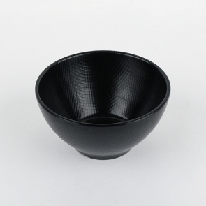 블랙 멜라민 체크 흑 면기볼 국수그릇 짬뽕기 국그릇 DS-7840