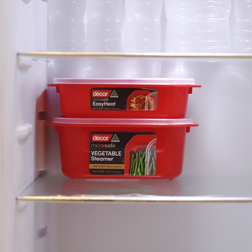 데코어 마이크로세이프 찬통 전자렌지용기 밀폐용기 냉동밥 보관 직사각 찬통 375ml