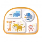 코끼리 반원형식판 캐릭터식판 어린이집 유치원 단체급식 DS-3005