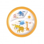 코끼리 나눔접시 3칸 캐릭터 어린이 식판 DS-3003