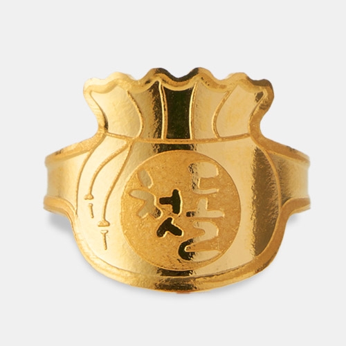 순금 복첫돌 돌반지 24k