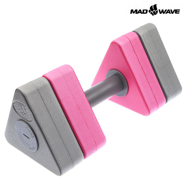 DUMBELLS TRIANGLE BAR FLOAT(GREY) MAD WAVE 훈련용품 덤벨