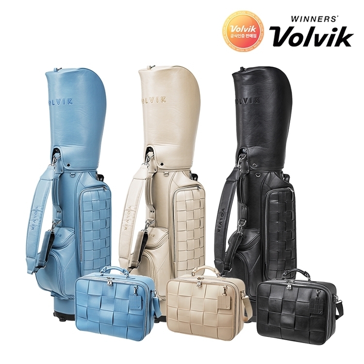 24 볼빅 VOLVIK VBDB 프라임 위빙 보스턴백 휠캐디백 세트