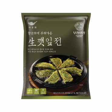 부침명장 깻잎전 240g