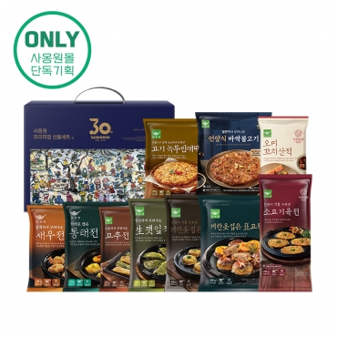 사옹원 부침명장 프리미엄 선물세트 (10종 11팩)