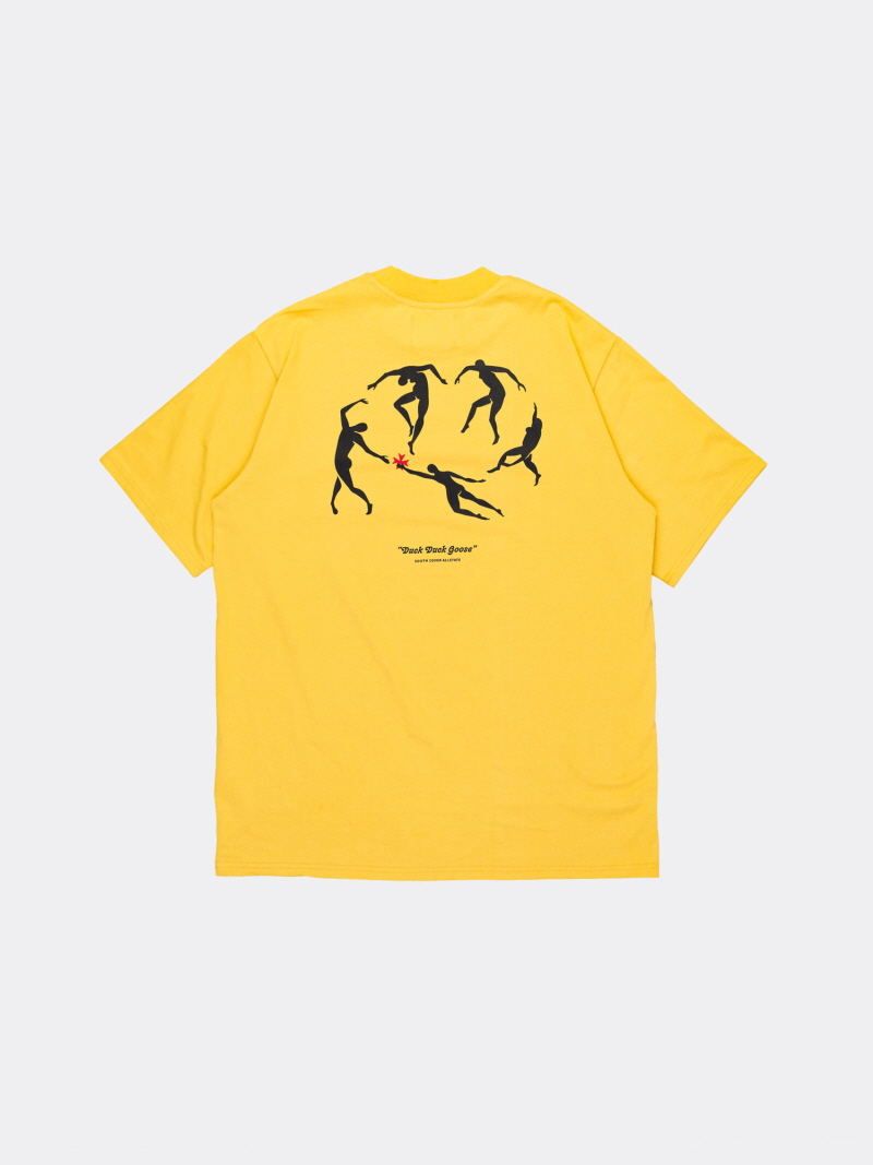 에이펙스 디자인 DUCK DUCK GOOSE T-SHIRT-MUSTARD