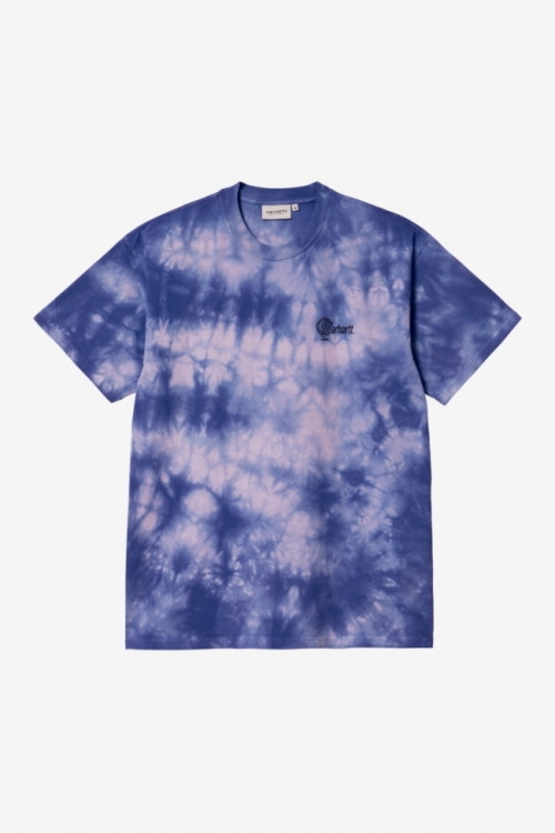 칼하트WIP S/S GLOBAL T-SHIRT RAZZMIC/SOFT LAVENDER/BLACK