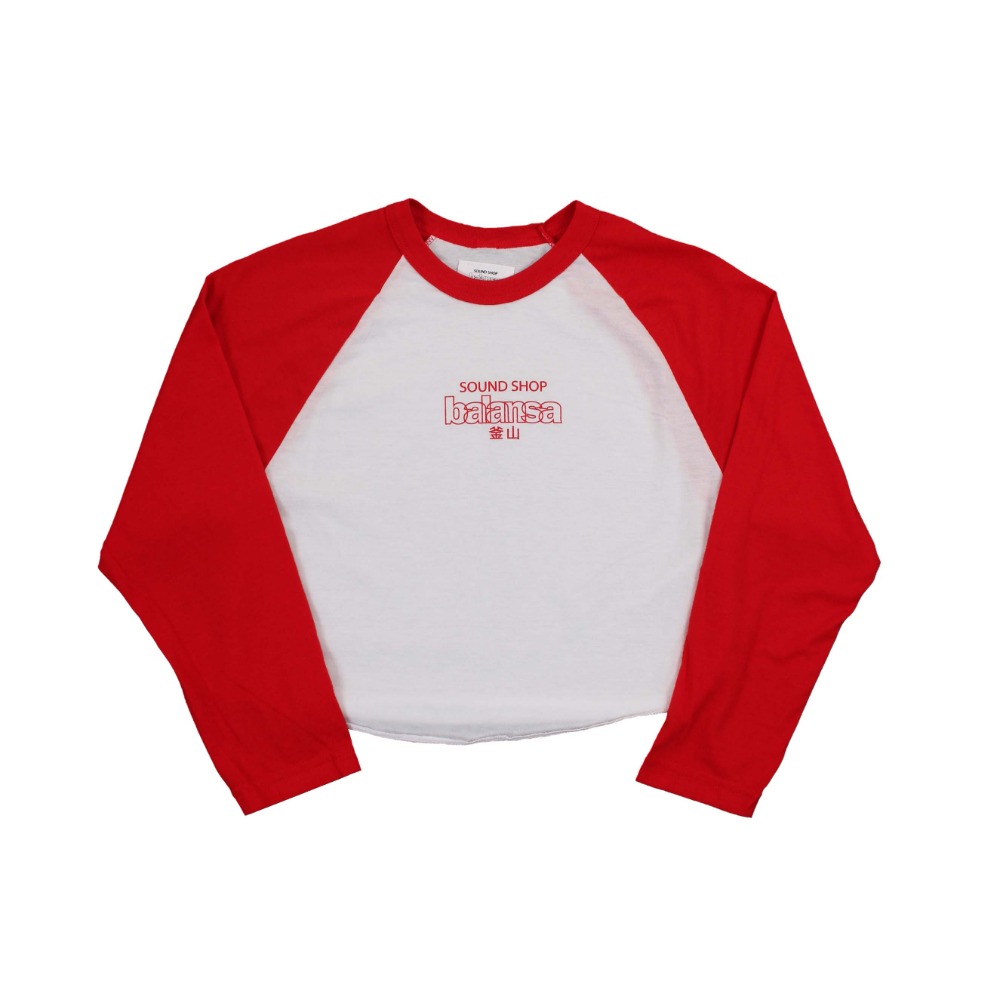 사운드샵발란사 balansa ssb cutie cropped tee red