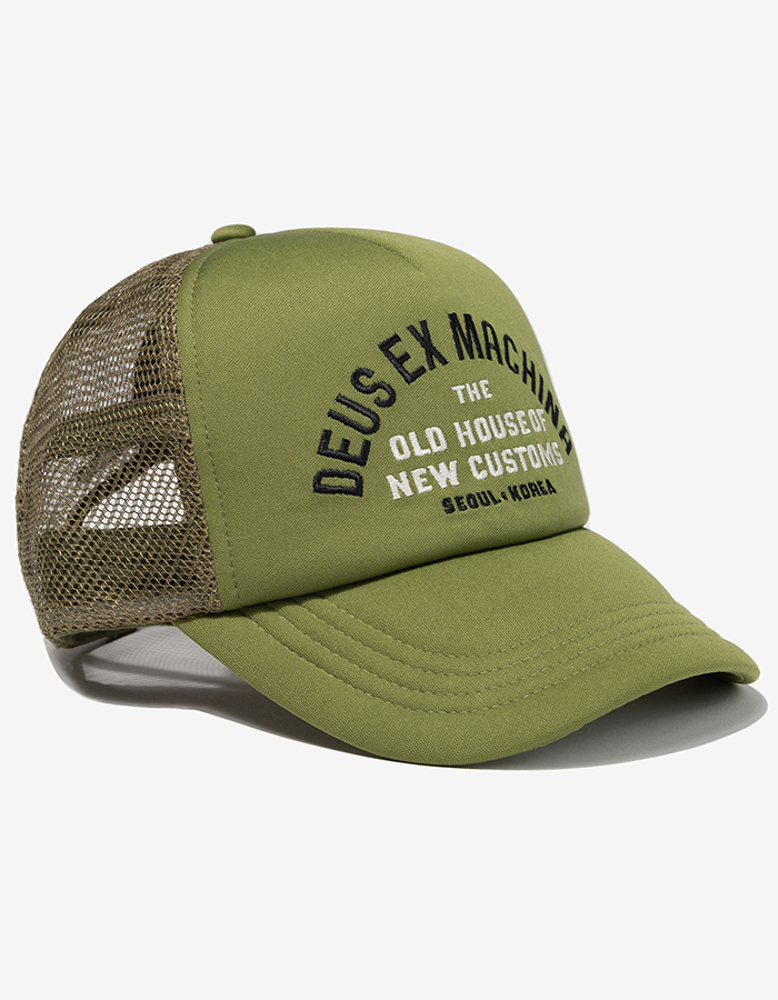 데우스엑스마키나 OLD HOUSE TRUCKER OLIVE GREEN