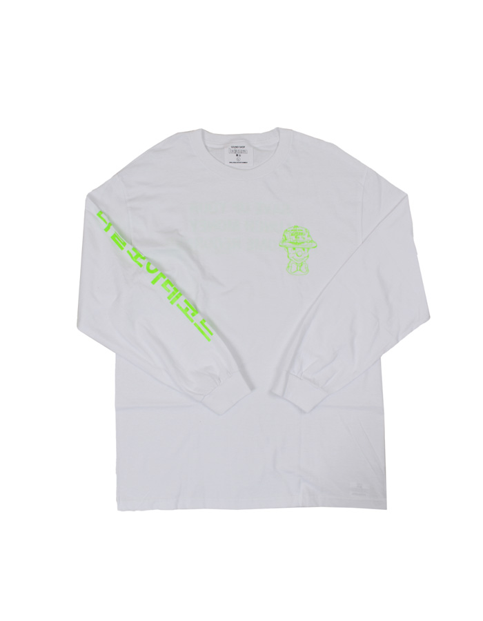 사운드샵발란사 TKMA RECORDS L/S TEE WHITE