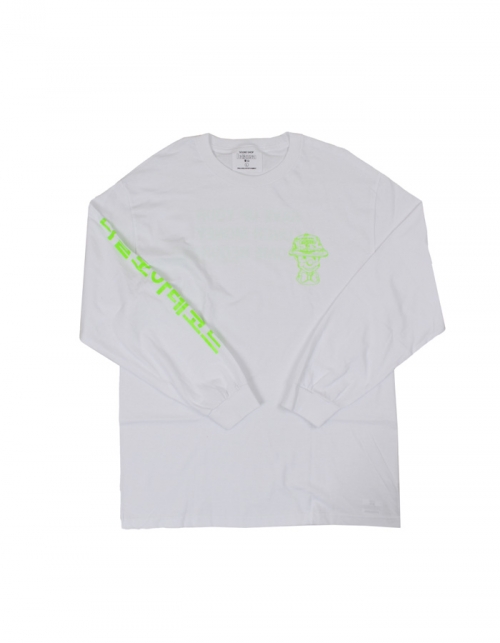 사운드샵발란사 TKMA RECORDS L/S TEE WHITE