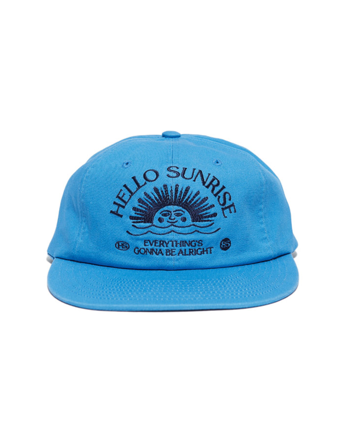 헬로선라이즈 Washed HS Arch Logo 6Panel Cap SKY BLUE