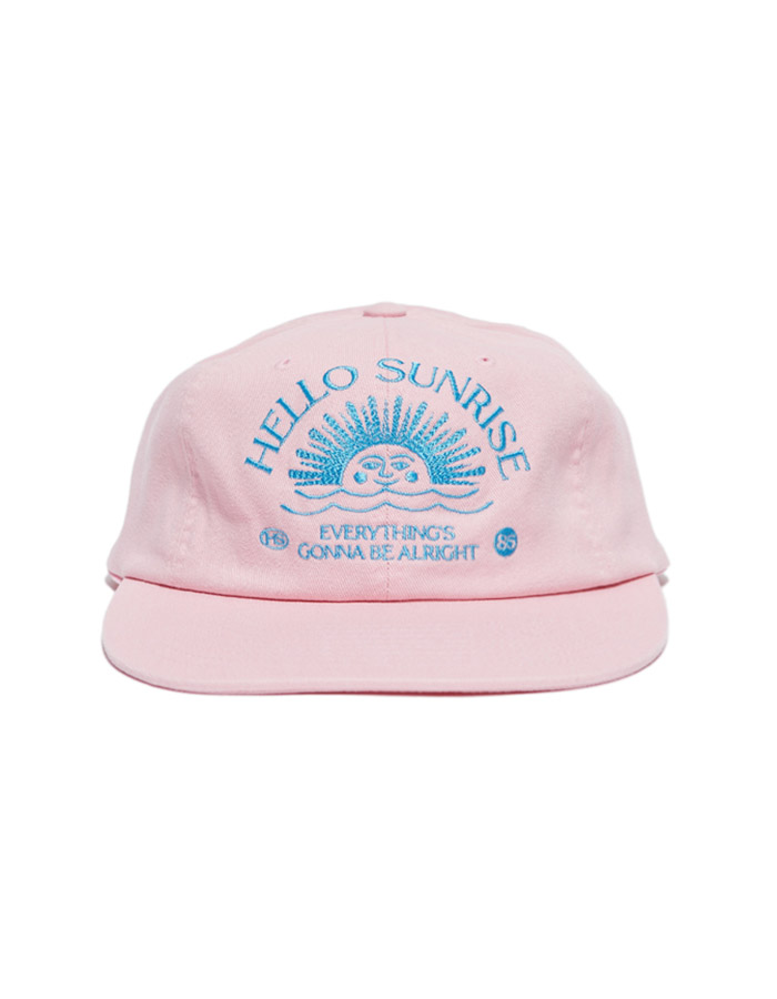 헬로선라이즈 Washed HS Arch Logo 6Panel Cap PINK