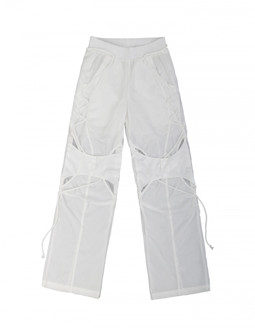 오호스 Open Snap Light Pants / White