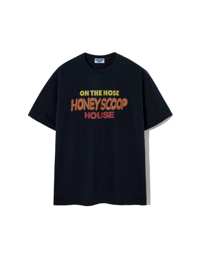 허니스쿱하우스 HSH LOGO TEE BLACK