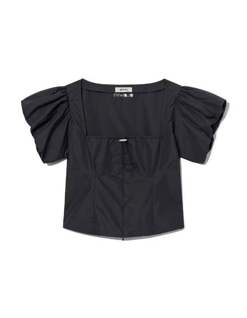 GLOWNY DETROIT PUFF TOP (CHARCOAL)