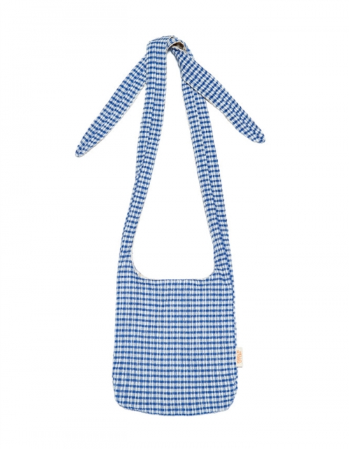 헬로선라이즈 HS Reversible Mini Cross Bag_Blue & Beige