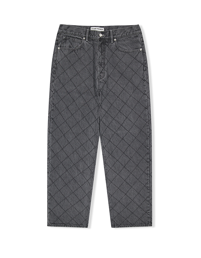 예스아이씨 Equal Net 5 Pockets Denim Pants BLACK