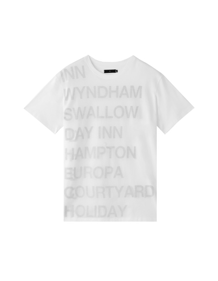 사파리스팟 HIGHWAY INN TEE (WHITE/BLACK)