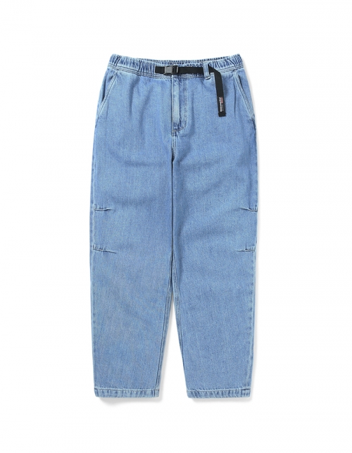 디스이즈네버댓 Belted Denim Pant Light Blue