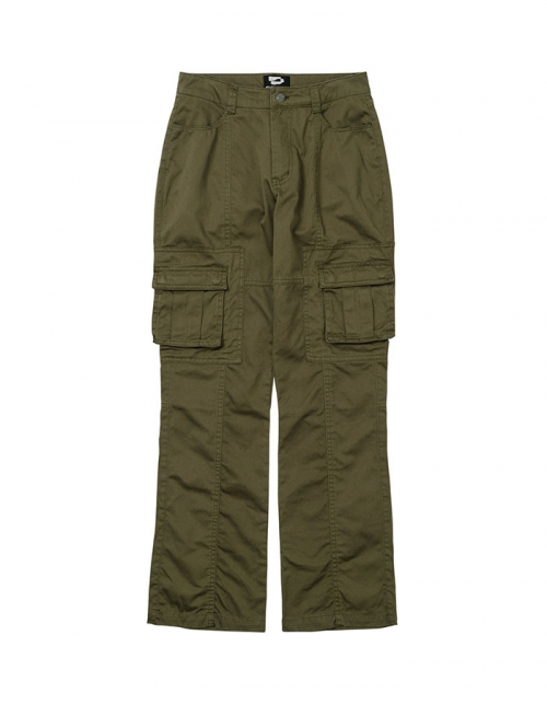 웰빙익스프레스 Washed Cotton Cargo Pants Khaki