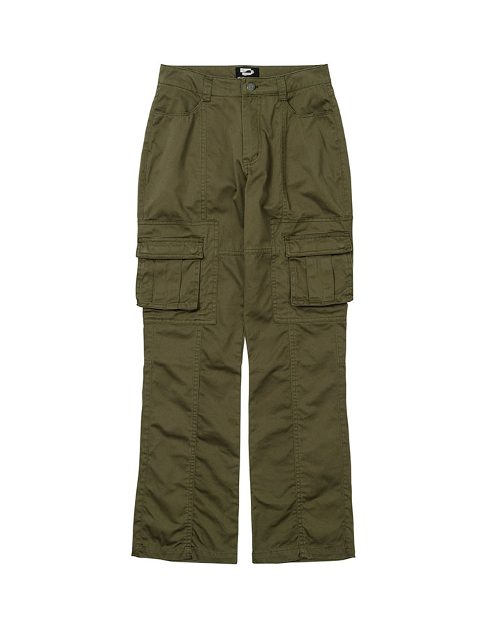 웰빙익스프레스 Washed Cotton Cargo Pants Khaki