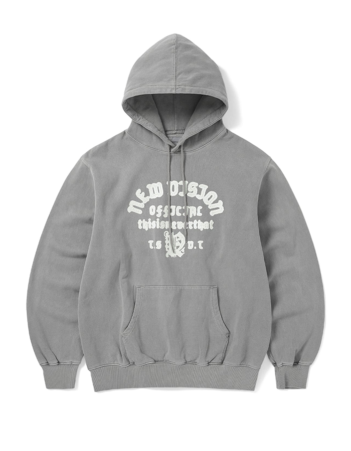 디스이즈네버댓 New Vision Crack Hoodie DARK GREY