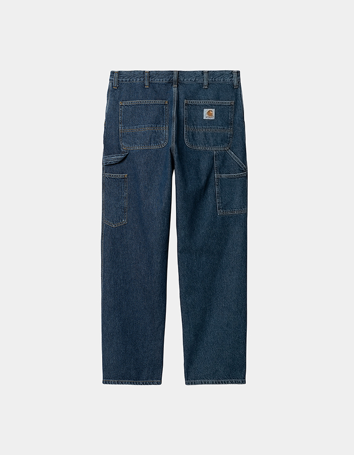 칼하트WIP SINGLE KNEE PANT SMITH BLUE STONE WASHED