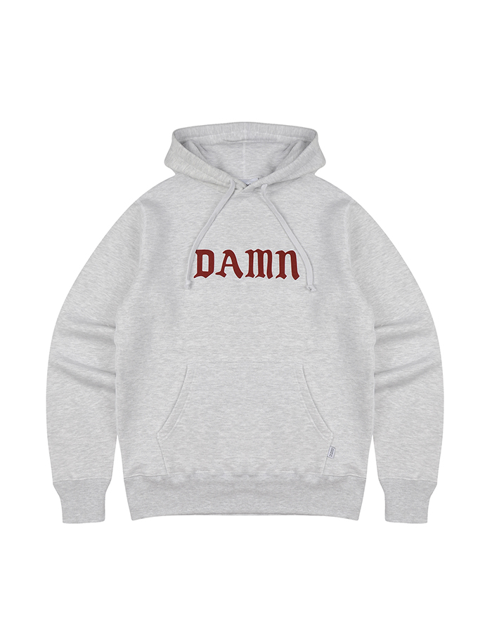 콤팩트 레코드 바 DAMN Hoodie - White Melange