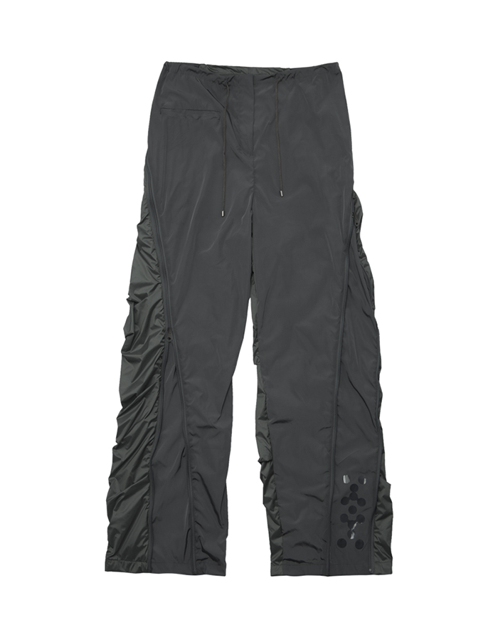 오호스 Dualize Zipper Control Pants / Charcoal